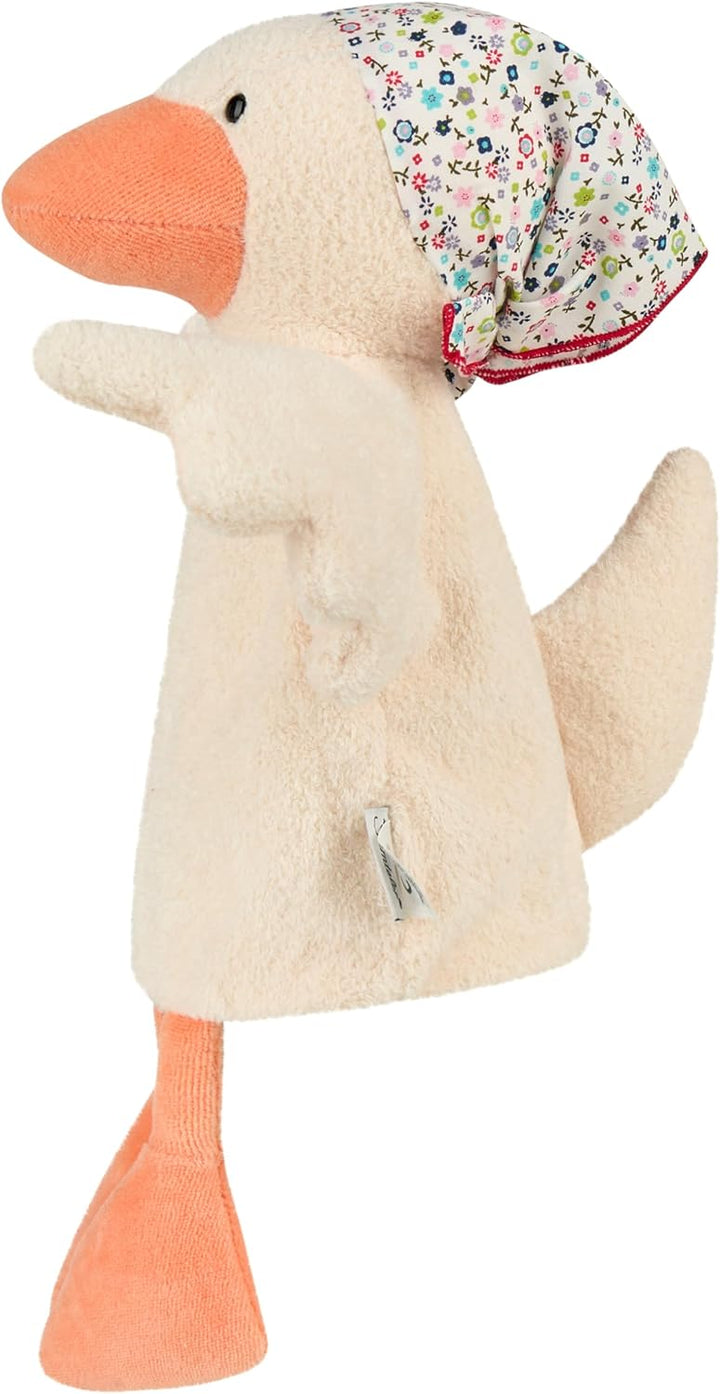 Sterntaler 36156 Handpuppe Gans, 35 x 22 x 11 cm, Weiss, Gans