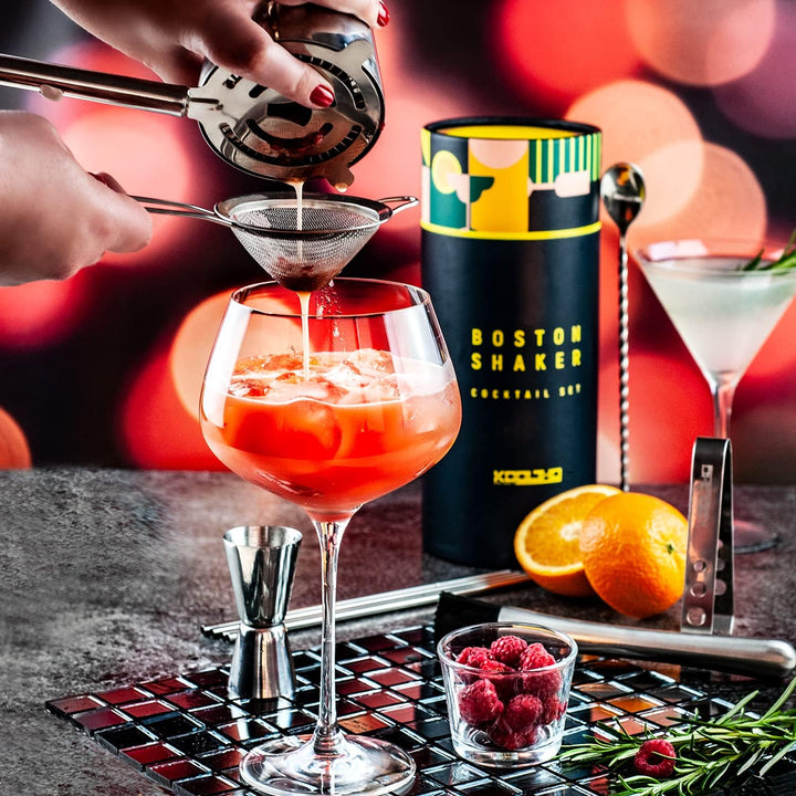 Boston Shaker Set Barkeeper Cocktailshaker, Tin Tin Shaker Bar Set, Profi Cocktail Set Boston Shaker