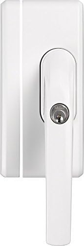 ABUS Fenstergriff-Schloss FO400A AL0145 - Fenstergriffsicherung mit Zusatzschloss und Alarmfunktion,