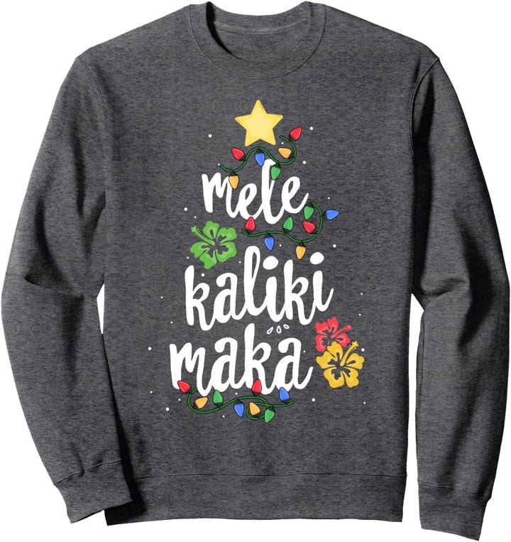 Mele Kalikimaka Shirt For Women Hawaiian Hawaii Christmas Sweatshirt
