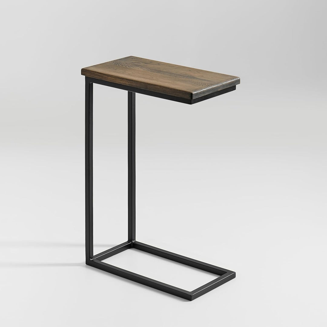 BestLoft® Beistelltisch San Jose (CSD) Laptoptisch Couchtisch (Gestell schwarz+Platte