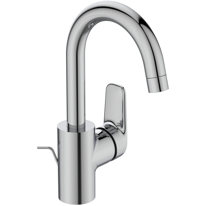 Ideal Standard B1716AA Ceraflex Waschtischarmatur hoher Auslauf mit Zugknopf-Ablaufgarnitur hoher Au