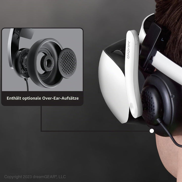 DreamGEAR Bionik Mantis VR Headphones: Compatible with Playstation VR2, Adjustable Design, Direct Co