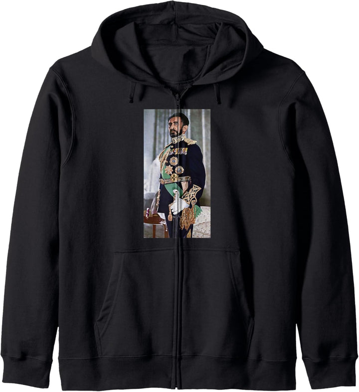 Emperor Haile Selassie Ethiopian Emperor Selassie Ethiopia Kapuzenjacke