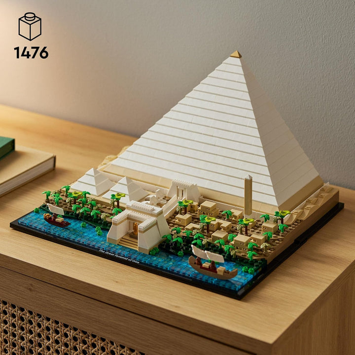 LEGO 21058 Architecture Cheops-Pyramide Bausatz für Erwachsene zum Basteln als kreatives Hobby & 103