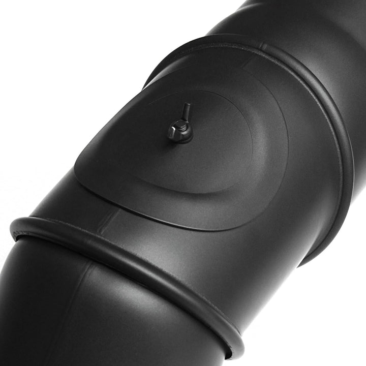 raik SH062-120-sw Raik Rauchrohrbogen/Ofenrohr 120mm - Multibogen