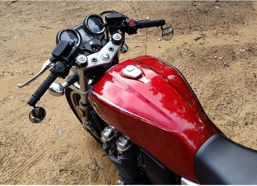 Fullibars Ø 52mm stummellenker für moto gabel Ø 52mm cafe racer custom mit neigung 7 ° mit Lenkrohre