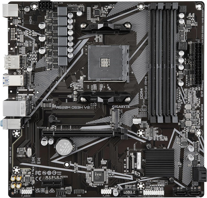 Gigabyte A520M DS3H V2 AM4/DDR4/HDMI-DP/µATX