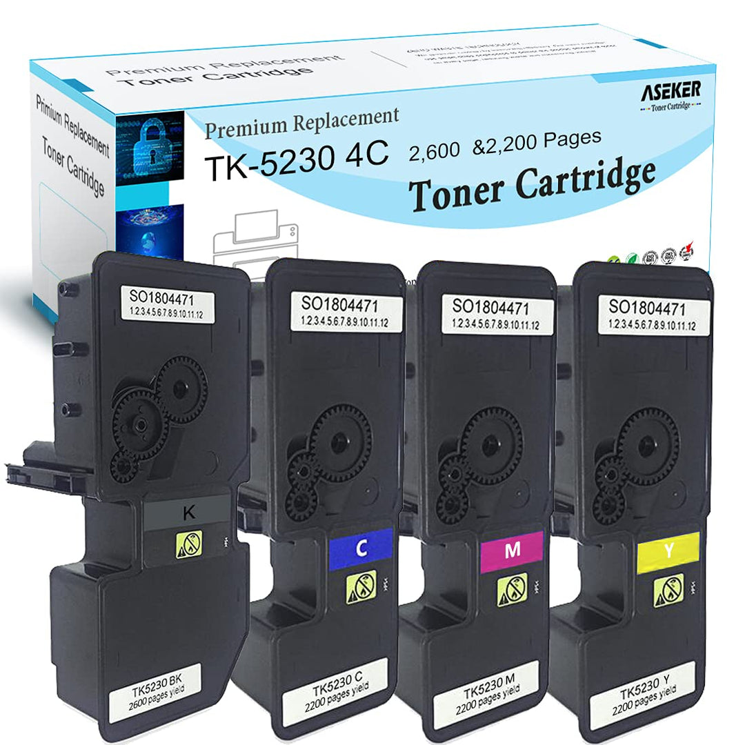 Aseker Kompatibler Tonerkartusche TK5230 TK-5230 für Kyocera Ecosys M5521cdn M5521cdw P5021 P5021cdn