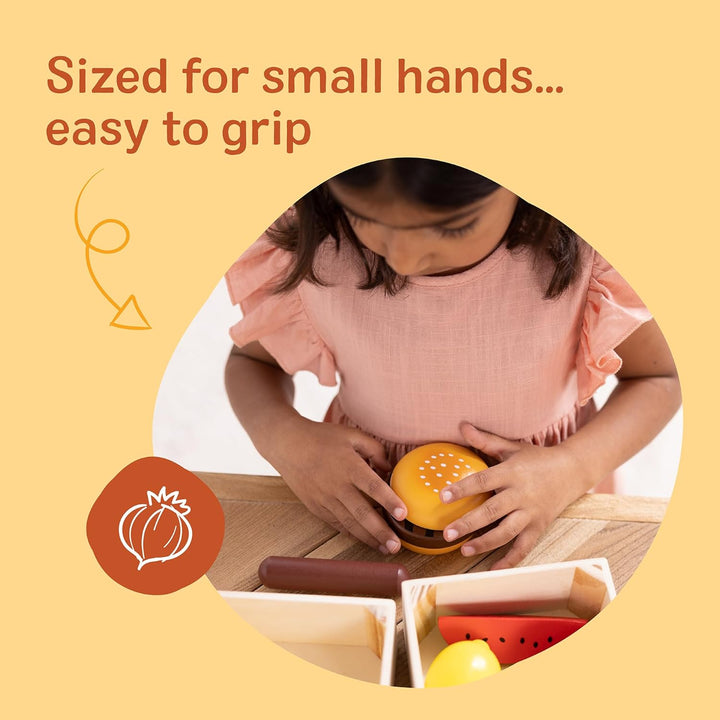 Melissa and Doug Holz Lebensmittel Kinderküche Zubehör Holz | Spielküche Zubehör Holz & Kaufladen Zu