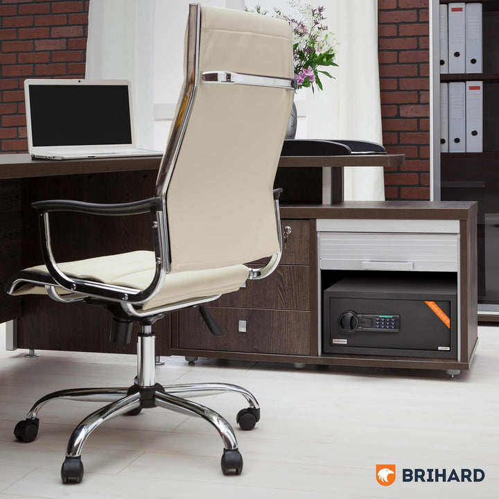 Brihard Laptop-Safe Elektronischer - 20x43x35cm Computer-Safe-Box mit LED-Bildschirm mit Digitalem Z