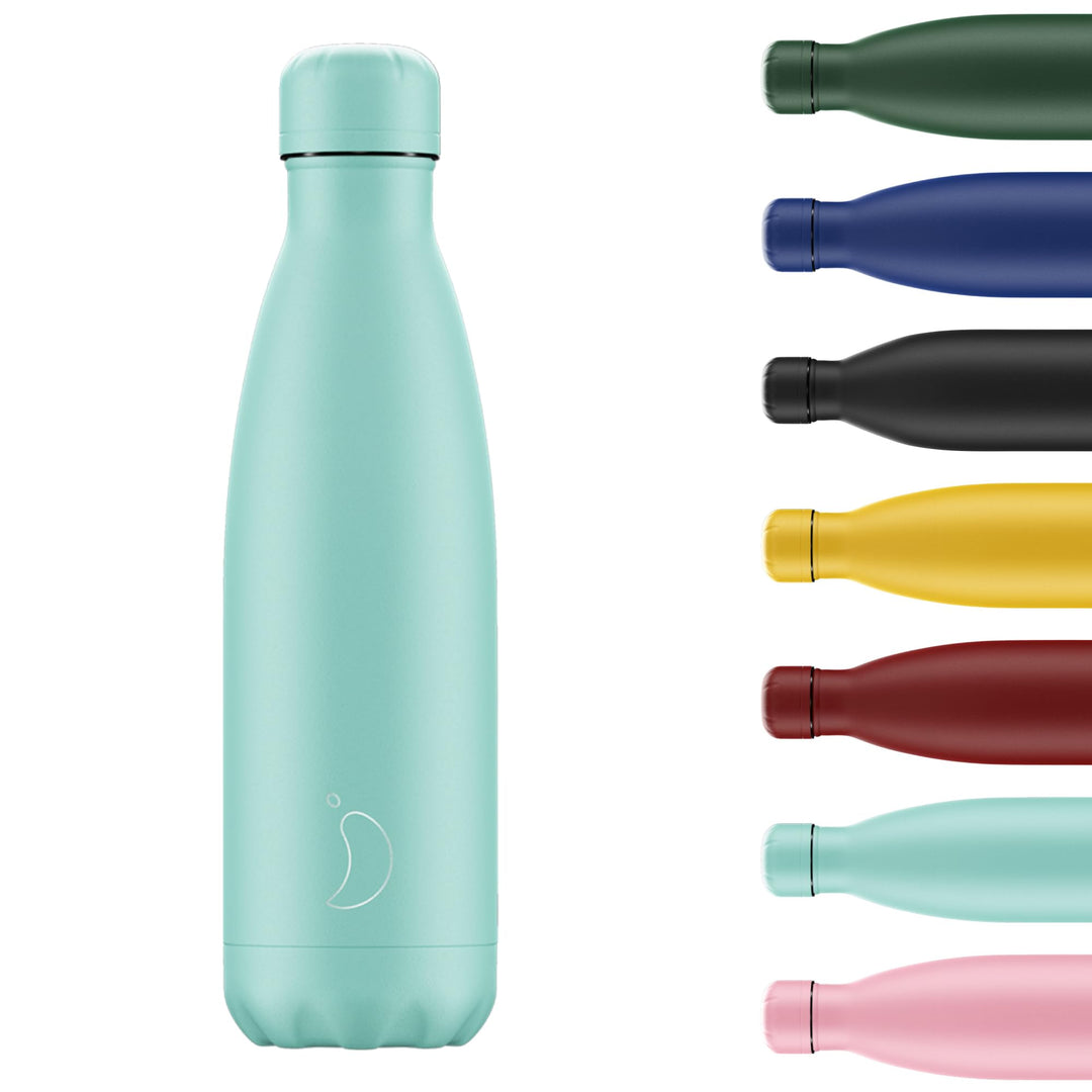 Chilly's Original Trinkflasche - Isolierflasche aus Edelstahl, Wiederverwendbare Thermoflasche für h