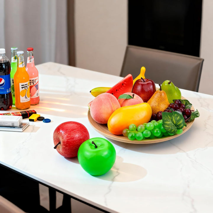12 Stück künstliche Früchte, künstliche Früchte Set, Simulation Obst für zu Hause, Simulation Obst R