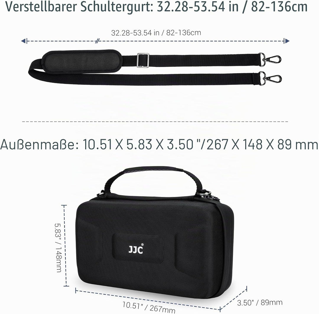 EVA Umhängetasche für DJI Osmo Action 5 Pro Tasche,Koffer für DJI Osmo Action 5 Pro/4/3 mit 3 Micro