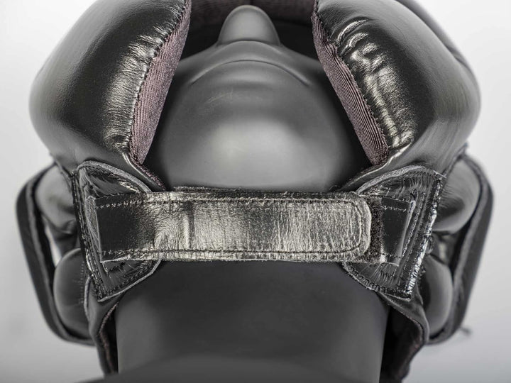 Paffen Sport «PRO Mexican» Profikopfschutz für das Sparring im Boxen, Kickboxen, Muay Thai u.ä., Sch