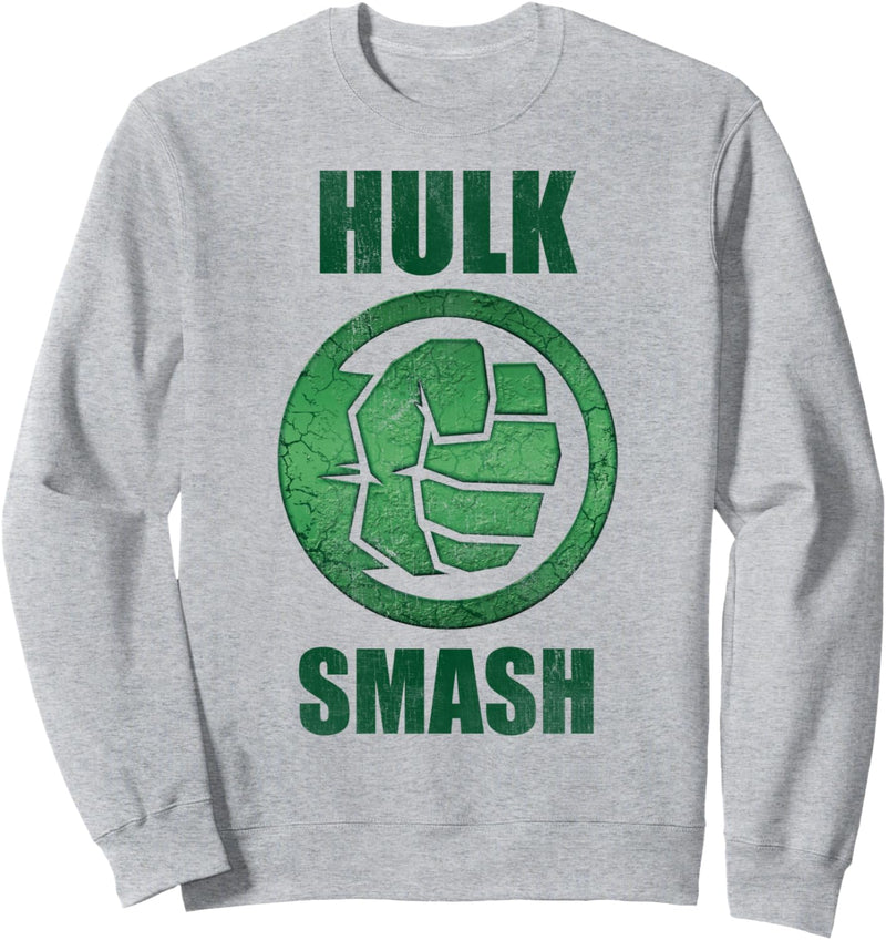 Marvel Hulk Smash Large Chest Logo Sweatshirt