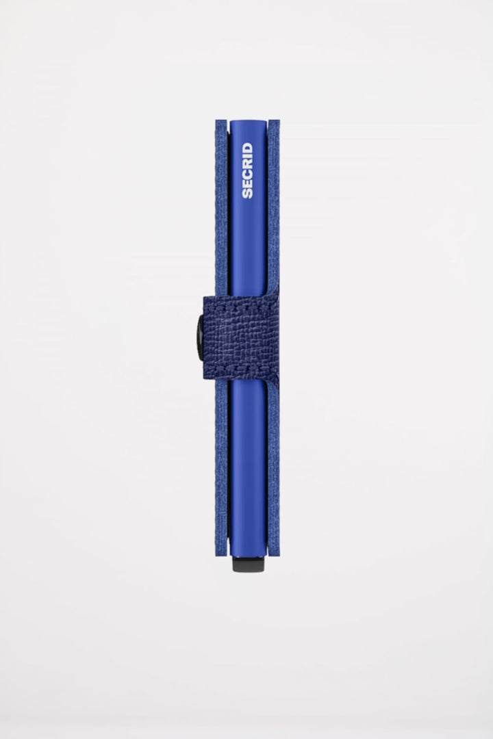 Secrid Miniwallet Crisple Cobalt, Unisex-Erwachsene Reisezubehör- Brieftasche, Cobalt, Talla Única -