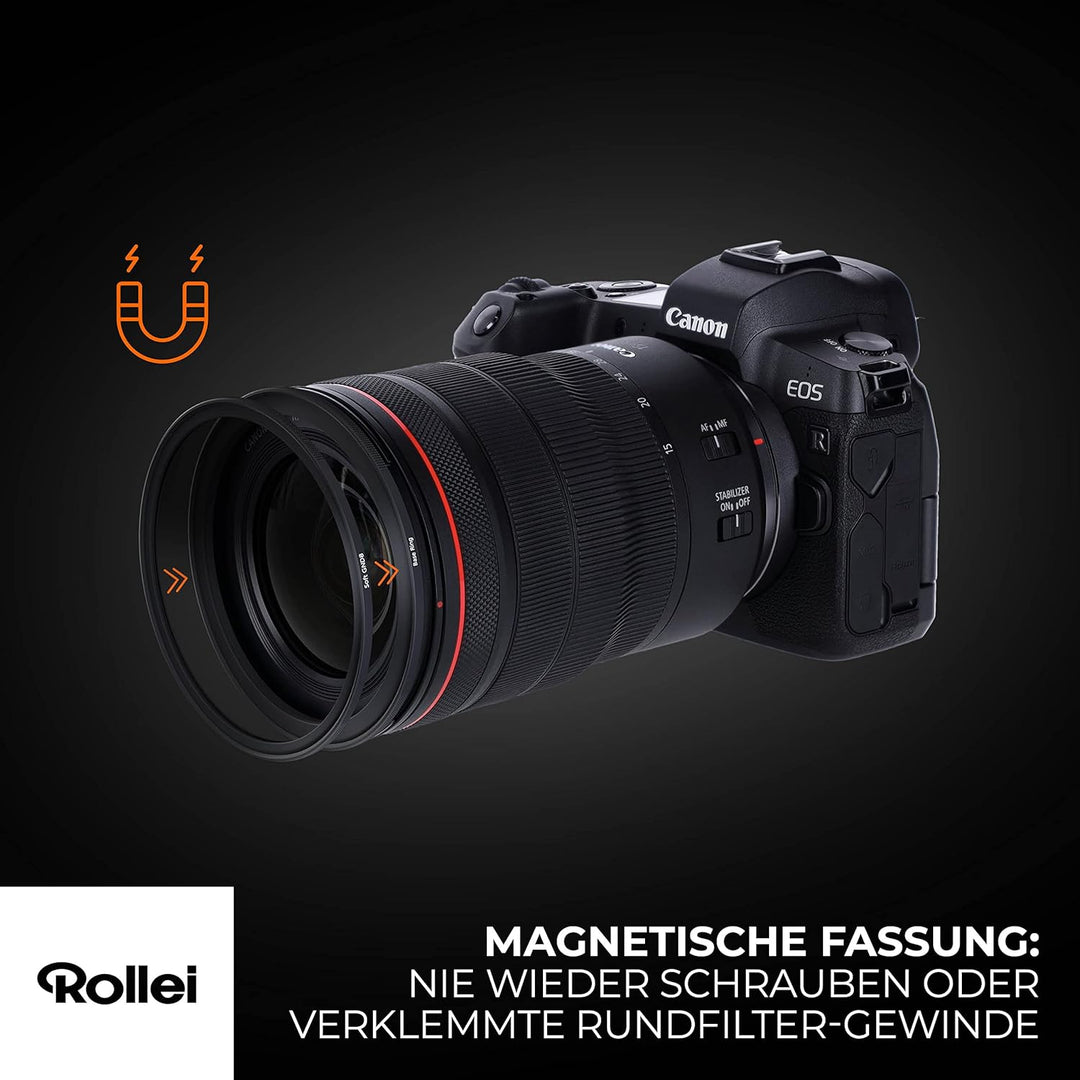 Rollei F:X Pro Magnetischer Softer-Verlaufsfilter GND8 MK II 67mm, super kratzfester magnetischer Gl