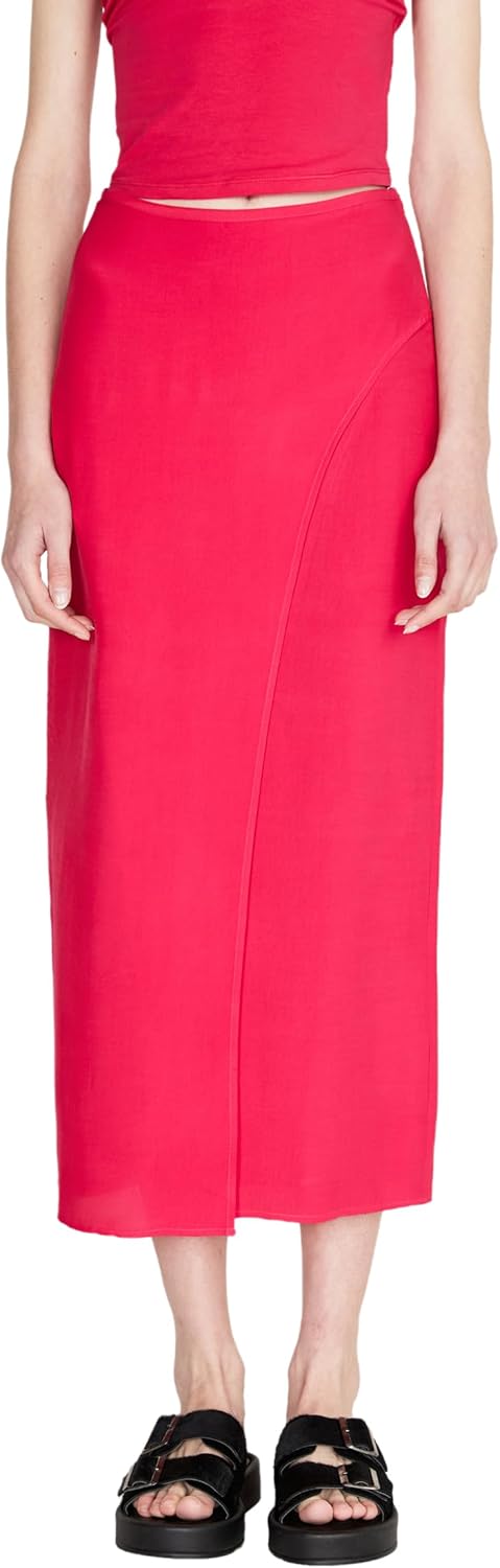 Sisley Damen Skirt 36 Fuchsia 39c, 36 Fuchsia 39c
