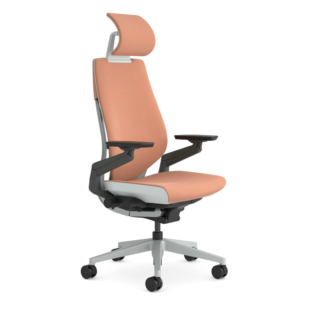 Steelcase Gesture Ergonomischer Bürostuhl mit 360° Armlehnen, 3D-Live Back Lumbalstütze, anpassbarer