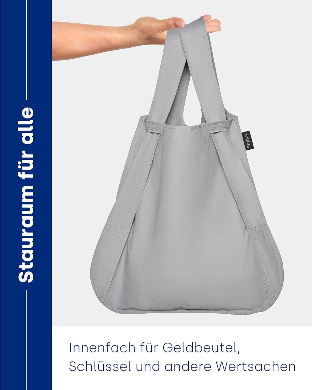 Notabag Unisex Original Gepäck-Handgepäck Original Grau, Original Grau