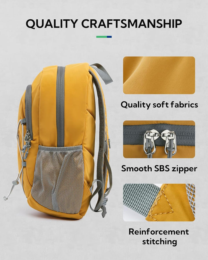 WATERFLY Rucksack Klein Wanderrucksack 12L: Leicht Tagesrucksack Mini Sport Backpack Outdoor Daypack