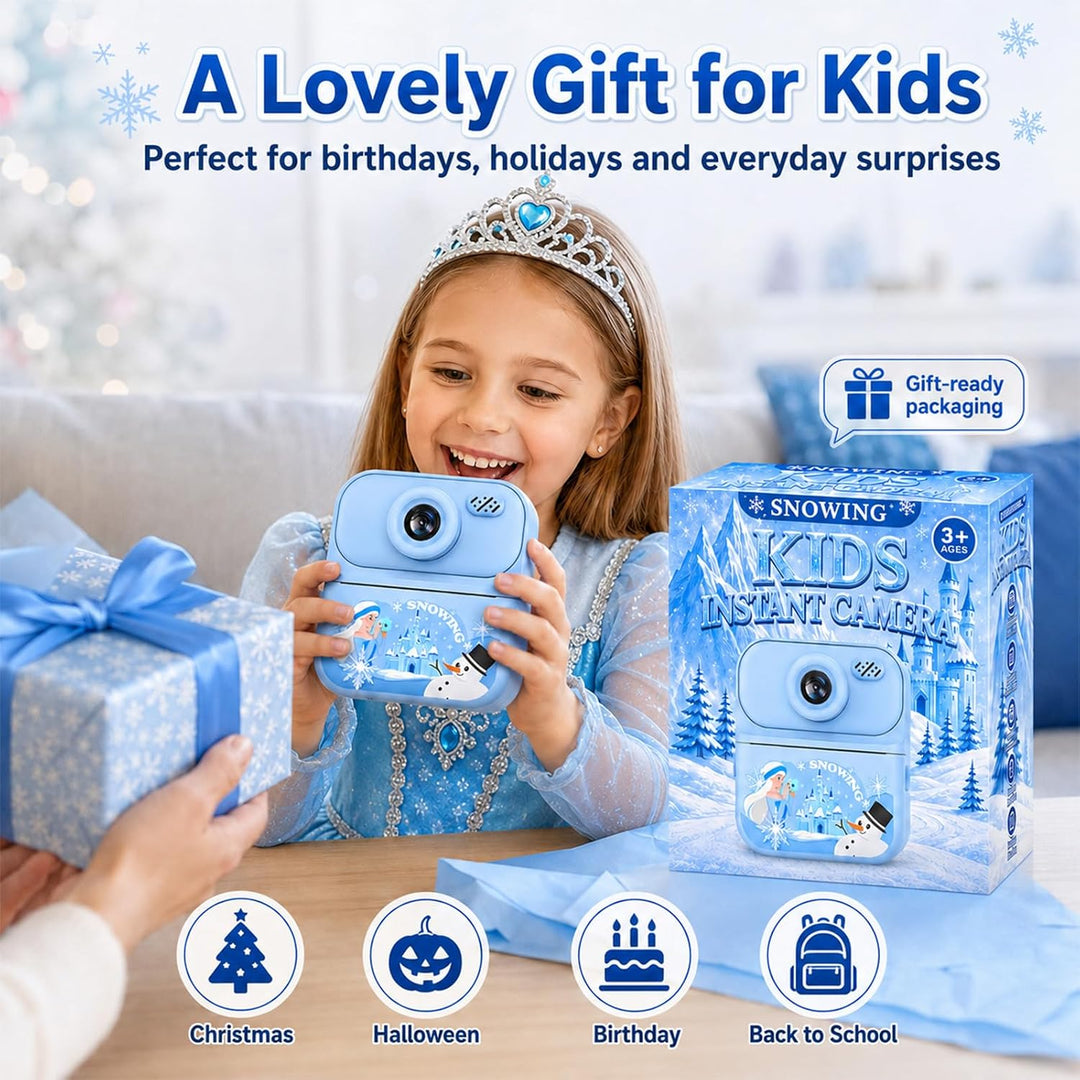 Spielzeug Frozen Toys sofortbildkamera Kinder Spielzeug ab 5-12 Jahre mädchen,Geschenk 5 6 7 8 9 10