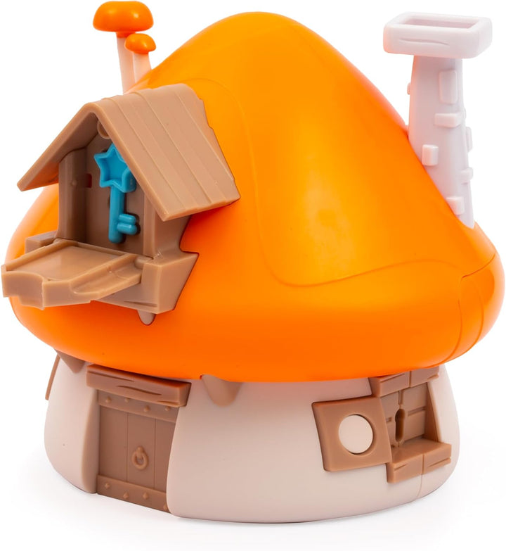 Die Schlümpfe, magisches Haus, das Sich öffnet, mit 1 Figur 5,5 cm und Zubehör, Stchlümpfe mit Stchl