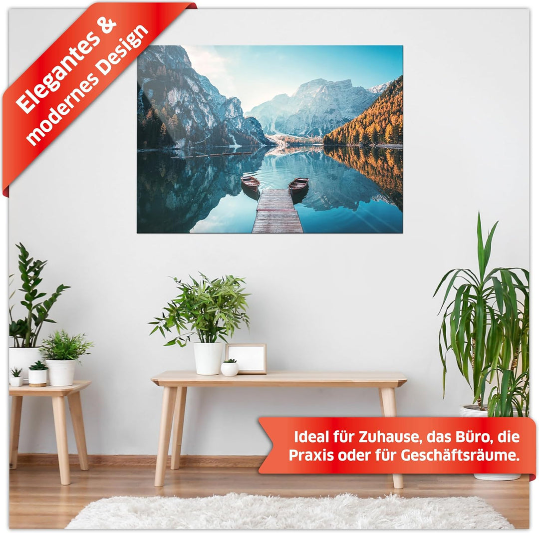 Primus Print - Wandbild/Glasbild - Acrylglas/Aludibond (Acryl, See 84,1x59,4 cm) Acryl See, Acryl Se