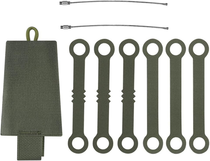 MiOYOOW Taktischer Knicklicht Organizer für 6 Knicklichter, Chem Lights Halter mit Seil zum Aufhänge