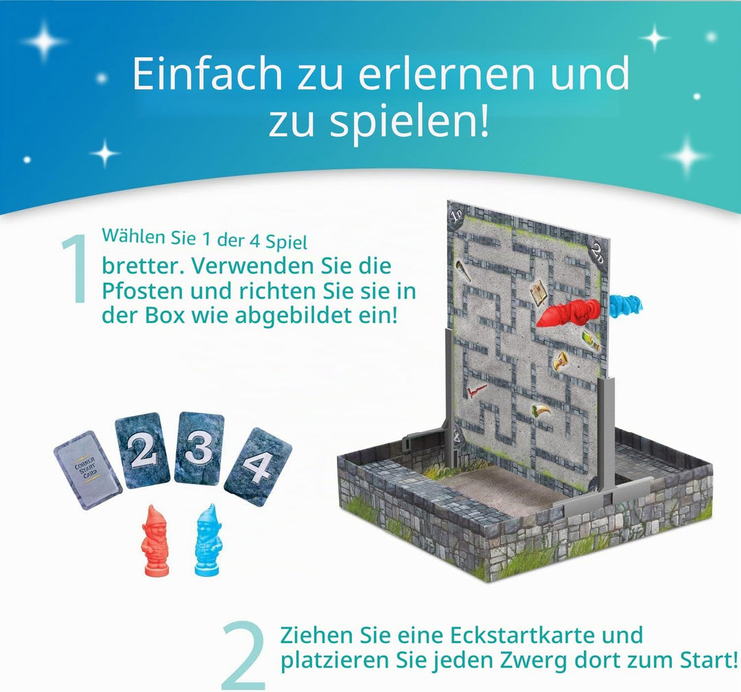 Peaceable Kingdom Zwerge bei Nacht Spiel für Kinder ab 6 Jahren