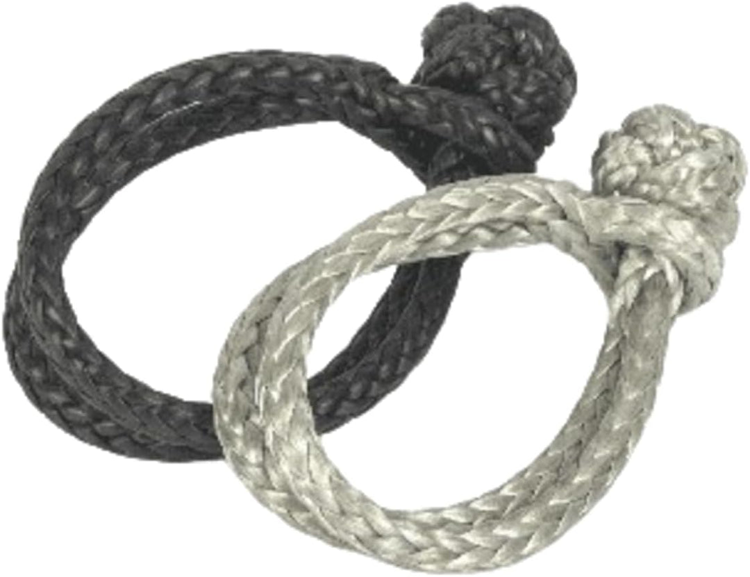 Tauwerkschäkel D-2 aus Dyneema, 6 mm, Silber - Bruchlast mehr als 3000kg silber 6mm, silber 6mm
