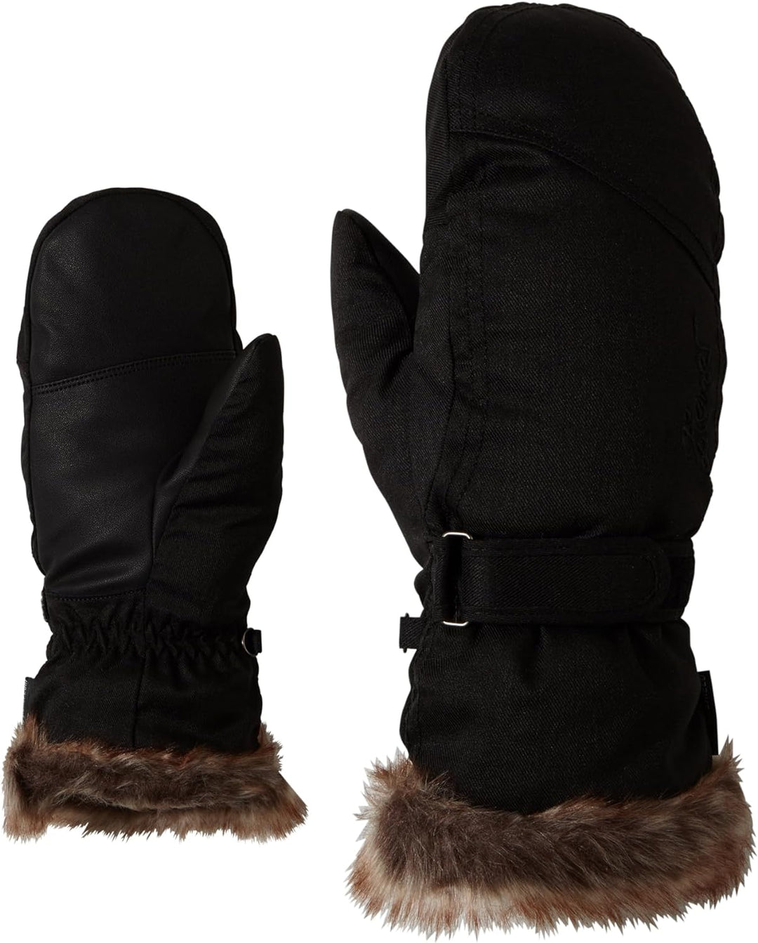 Ziener Damen KEM Mitten Lady Glove Ski-Handschuhe/Wintersport | Warm, Atmungsaktiv 8 black-stru, 8 b