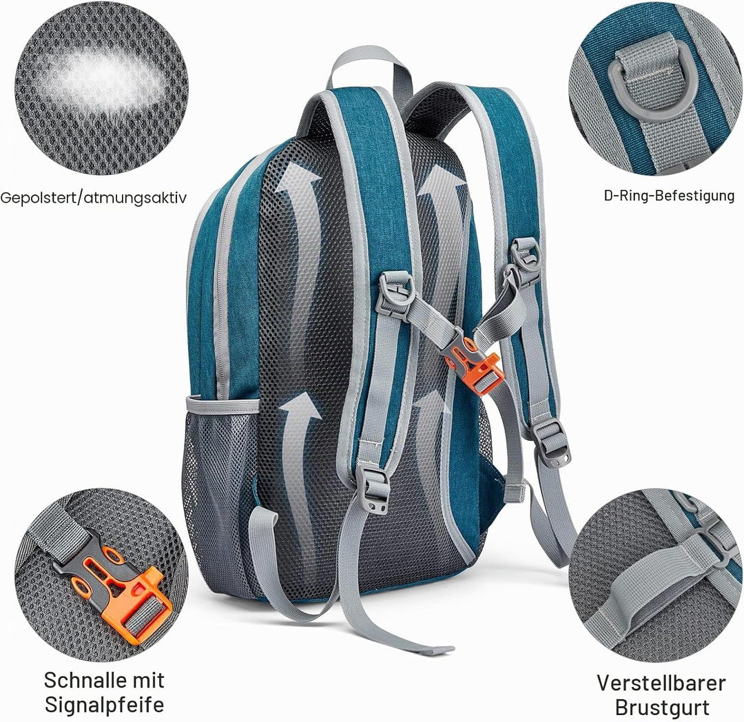 G4Free Kleiner Rucksack 12L/20L Unisex Tagesrucksack Leichter Reiserucksack Wanderrucksack Trekkingr