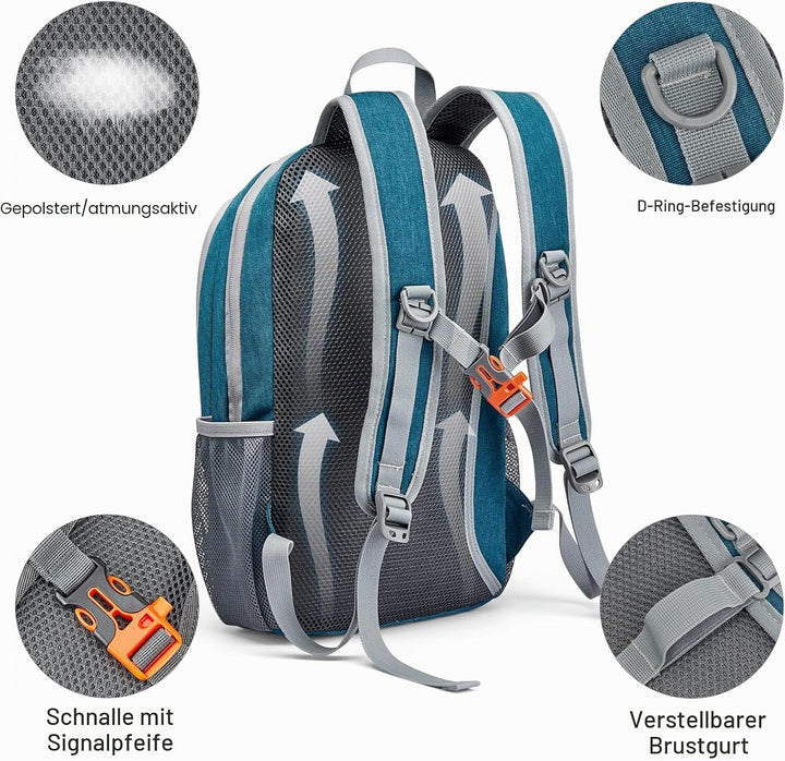 G4Free Kleiner Rucksack 12L/20L Unisex Tagesrucksack Leichter Reiserucksack Wanderrucksack Trekkingr