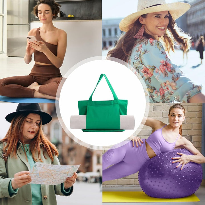 Yogataschen für Frauen, Yogatasche mit Yogamattenträger,Schulter-Yogamatten-Tasche, grosse Kapazität
