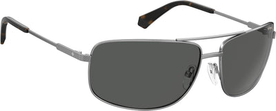 Polaroid Unisex Sonnenbrille 63 Dark Ruthenium, 63 Dark Ruthenium