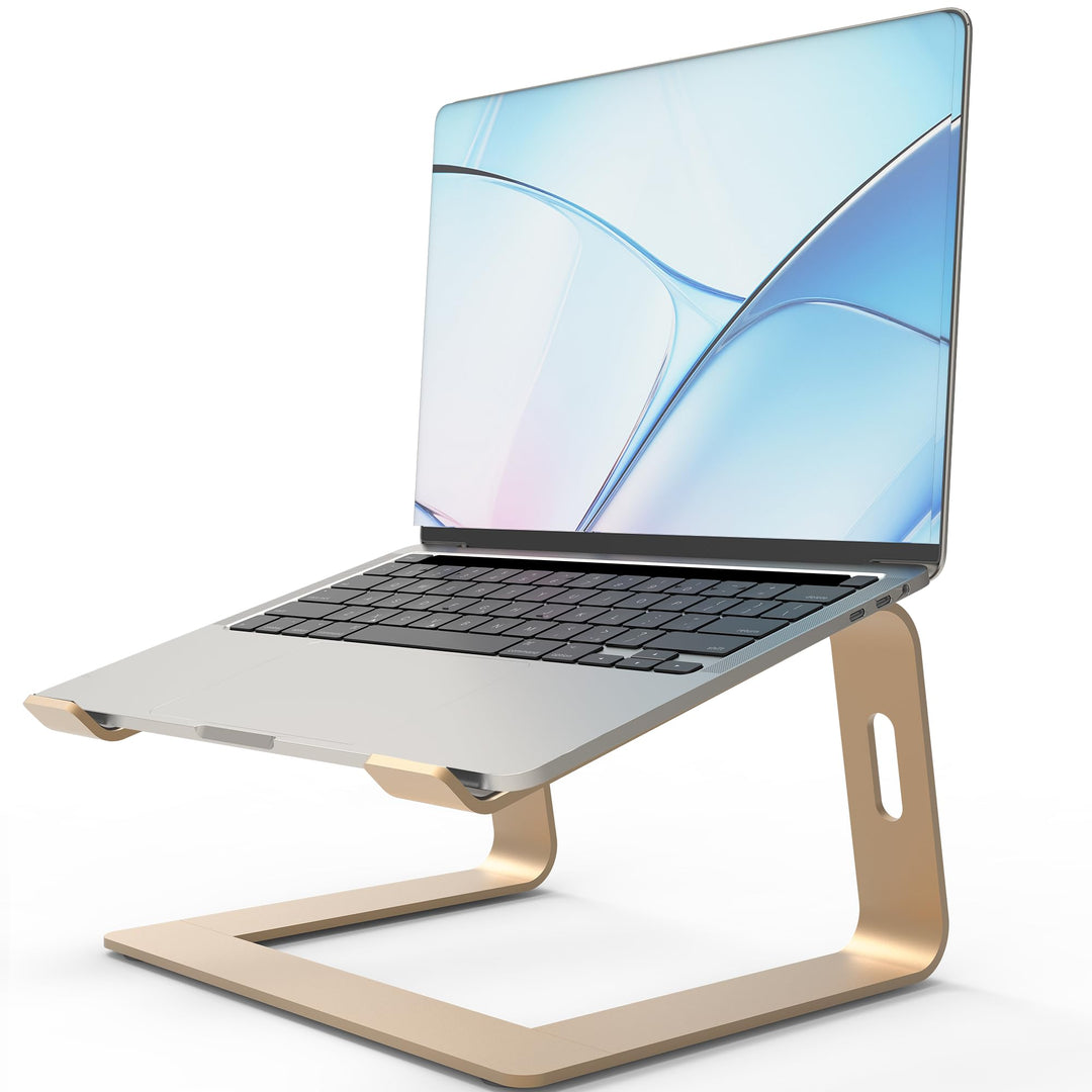 Orionstar Laptop Ständer, Ergonomischer Laptop Stand für Schreibtisch, Aluminium Laptop Halterung mi
