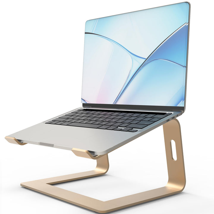 Orionstar Laptop Ständer, Ergonomischer Laptop Stand für Schreibtisch, Aluminium Laptop Halterung mi