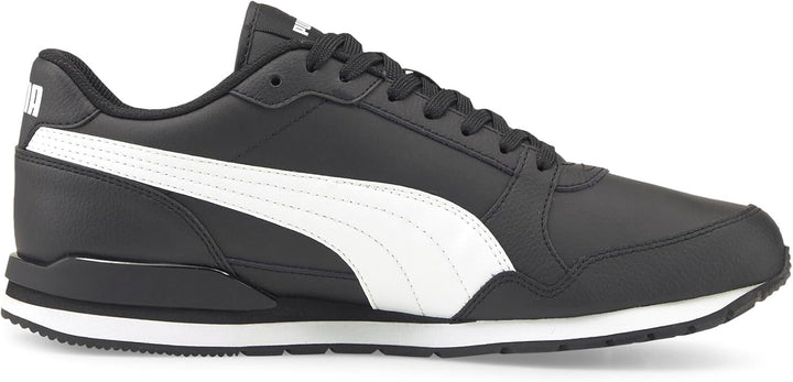 PUMA Unisex St Runner V3 L Sneaker, weiss, 42/47 EU 37 EU V3 Black White, 37 EU V3 Black White