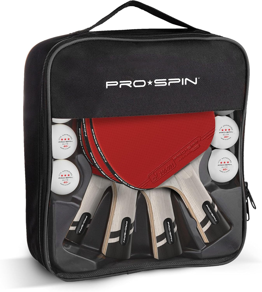 PRO SPIN Tischtennisschläger - Carbon Profischläger, Überlegener Präzision, Spin - Profi-Obergummi,