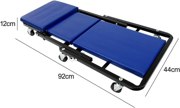 Deuba 2in1 KFZ Rollbrett Werkstatthocker bis 150kg 6 leichtgängige 360° Lenkrollen Werkstattliege Mo