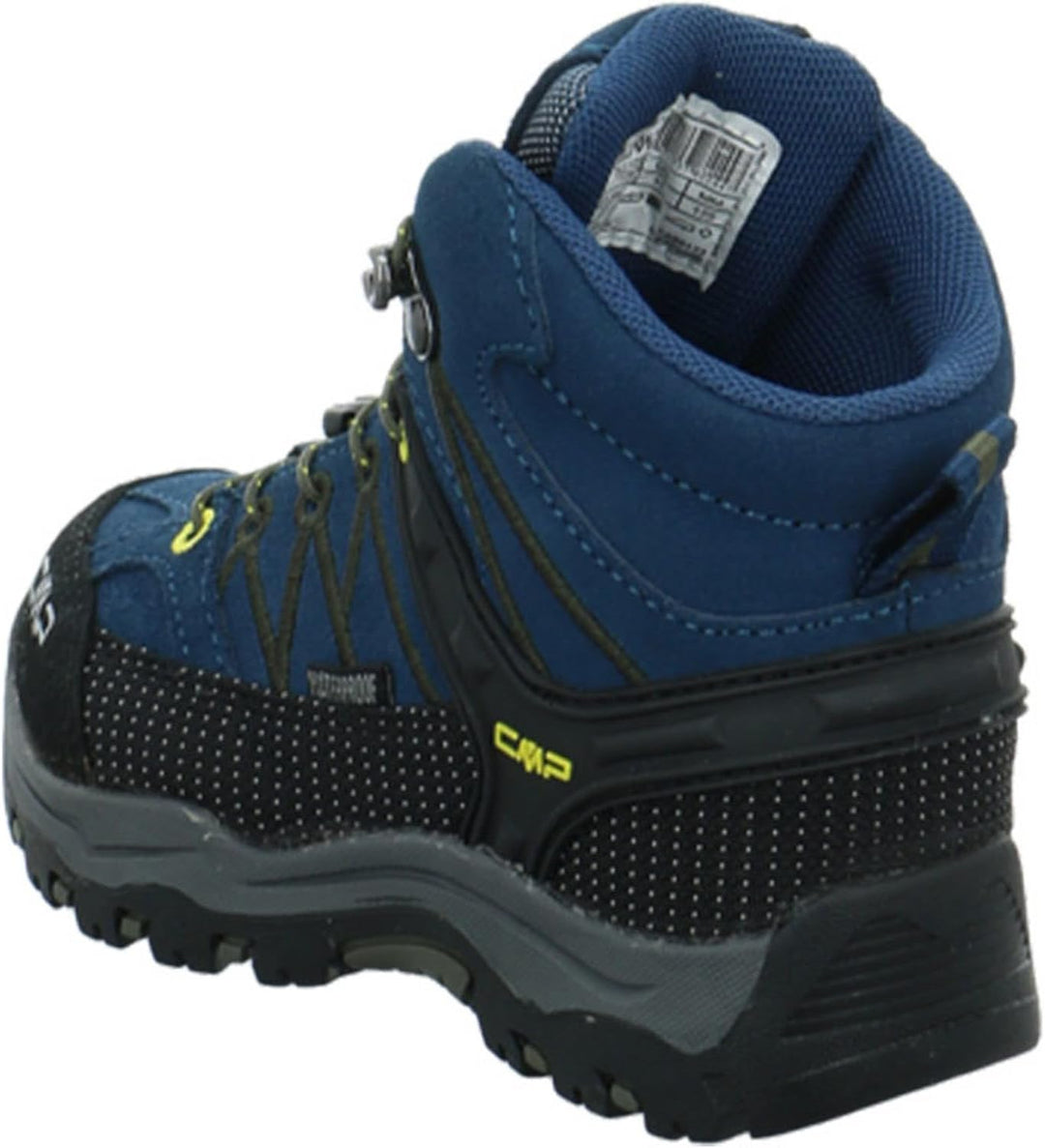 CMP Kids Rigel Mid Trekking Shoes Wp Wanderschuhe 29 EU Blau Gelb Blue Ink Yellow, 32 EU