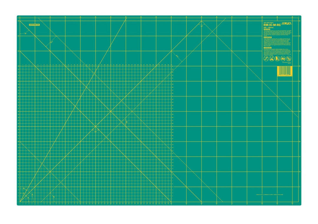 OLFA - Schneidematte Selbstheilend Doppelseitig Verwendbar für Nähen, Patchwork, Quilt DEHP Frei mit