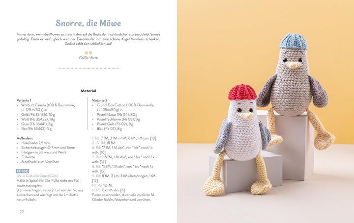 Amigurumi – Verflixt süss und nicht zugenäht!: 16 niedliche Häkeltiere ohne Zusammennähen, Taschenbu