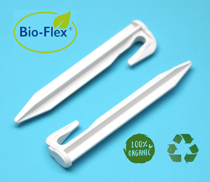 Bio Haken abbaubare Nägel kompatibel für Herkules ® Kabel Befestigung verrottende Heringe auflösende