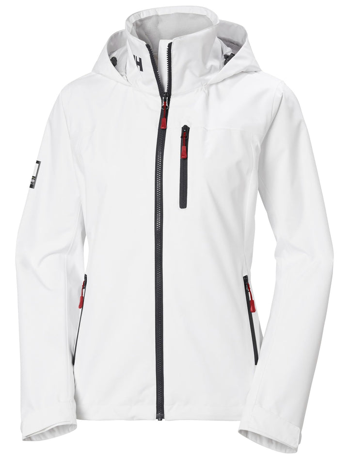 Helly Hansen Damen Crew Hooded Jacket 2.0 Kapuzenjacke (1er Pack) XS 001 White, XS 001 White