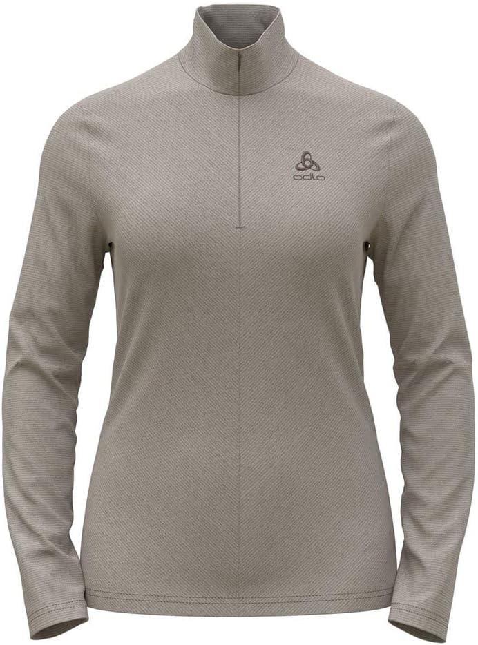 Odlo Damen Midlayer 1/2 Zip Roy Pullover XS Beige, XS Beige