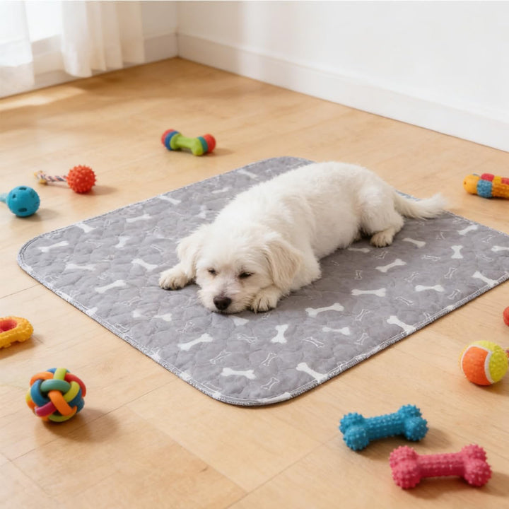 Welpen-Pipi-Unterlagen für Hunde mit Pheromonen - Waschbar, auslaufsicher und geruchsdicht, rutschfe