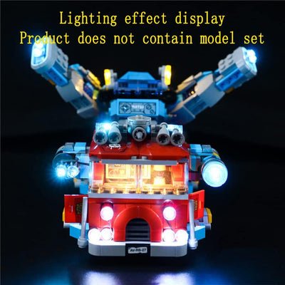 GEAMENT LED Licht-Set Kompatibel mit Lego Phantom Feuerwehrauto 3000 (Phantom Fire Truck 3000) - Bel